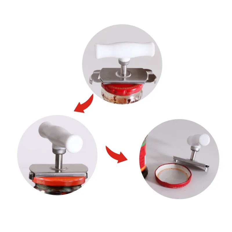

Adjustable Can Opener For 1-4 Inches New Adjustable Stainless Steel Lids Off Jar Opener & Bottle Opener