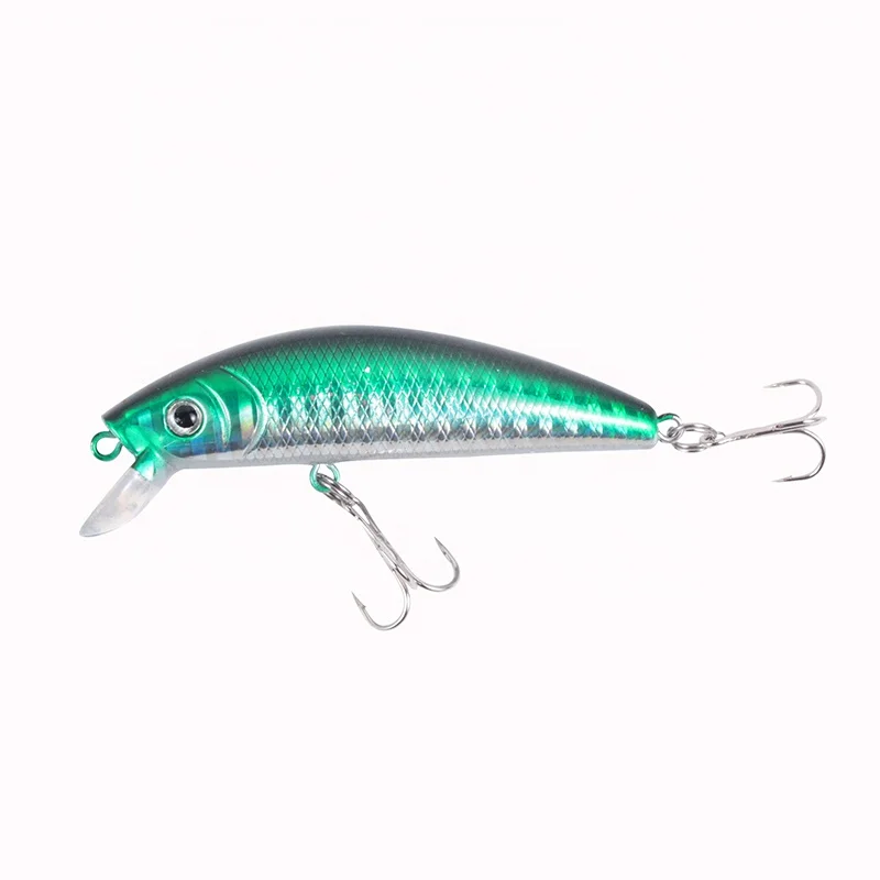 

OEM and on stocks night fishing luminous fishing lure hard bait floating water round head minow bait 7cm 8g bionic hard bait, 8 colors