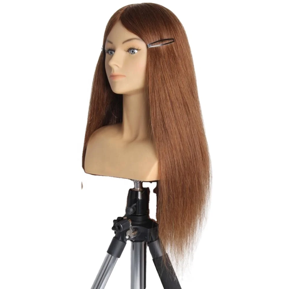 

MYSURE real hair mannequin mannequin with hair mannequin human hair afro kinky with shoulder with makeup