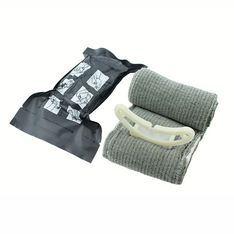 

CE Approval Wholesales 10cm High Strength Compression Emergency Wound Dressing Bandage Israeli Trauma Bandage