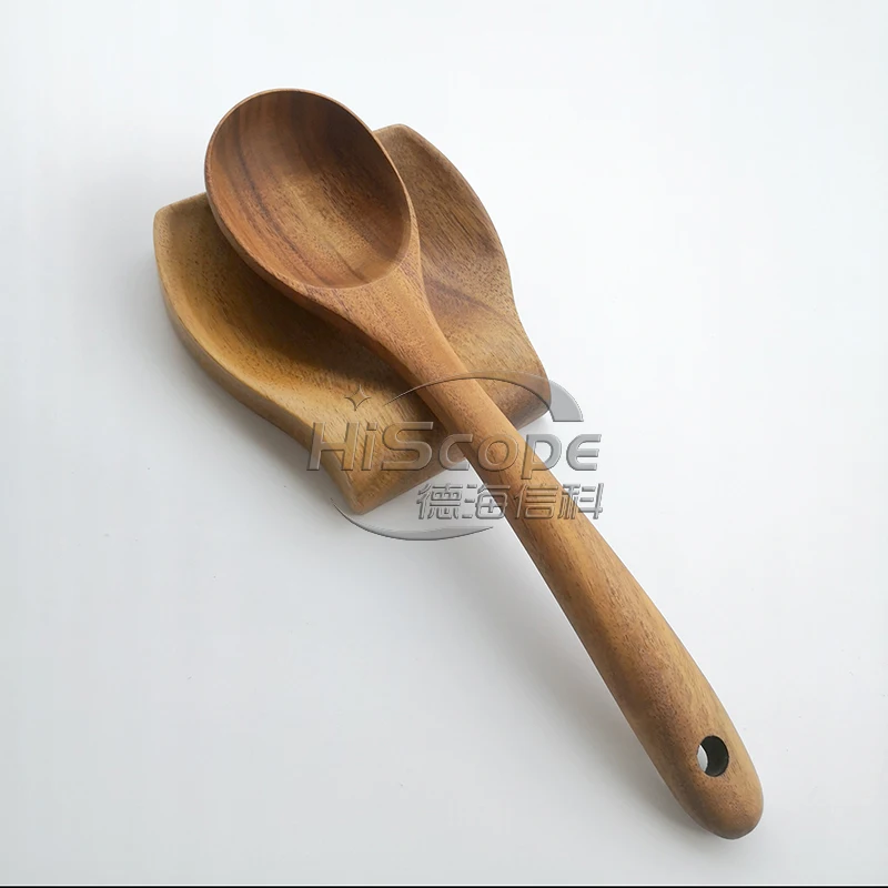 
wooden kitchen accessories spoon rest acacia wood spoon holder 