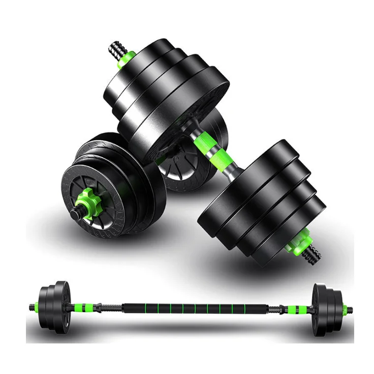 

Adjustable 10KG/15KG/20KG/25KG/30KG/40KG Removable Barbell Free Weights Fitness Dumbbells Set, Black/blue