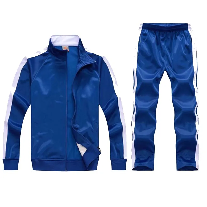 Hot Sale Oem Factory Custom running wear Men's Blank Tracksuit Breathable Training & Jogging Wear