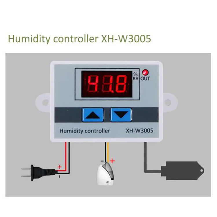 Xh-w3005 Temperature And Humidity Sensor Switch Controller For ...