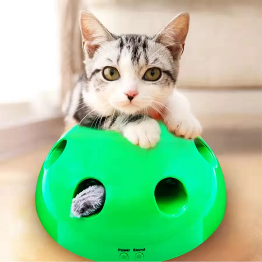 

interactive pet funny rechargeable pop cat toy popping mouse house cat toy