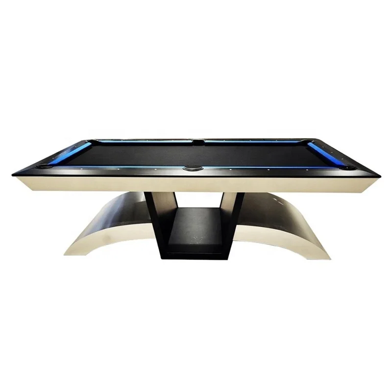 

Custom design arch style leg 8 ball or 9 ball pool table