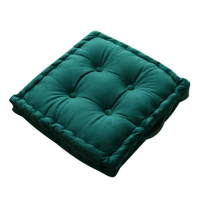 

Multi Color Thicken Velvet Square Floor Cushions With Handle Handmade Soft Futon Cushions