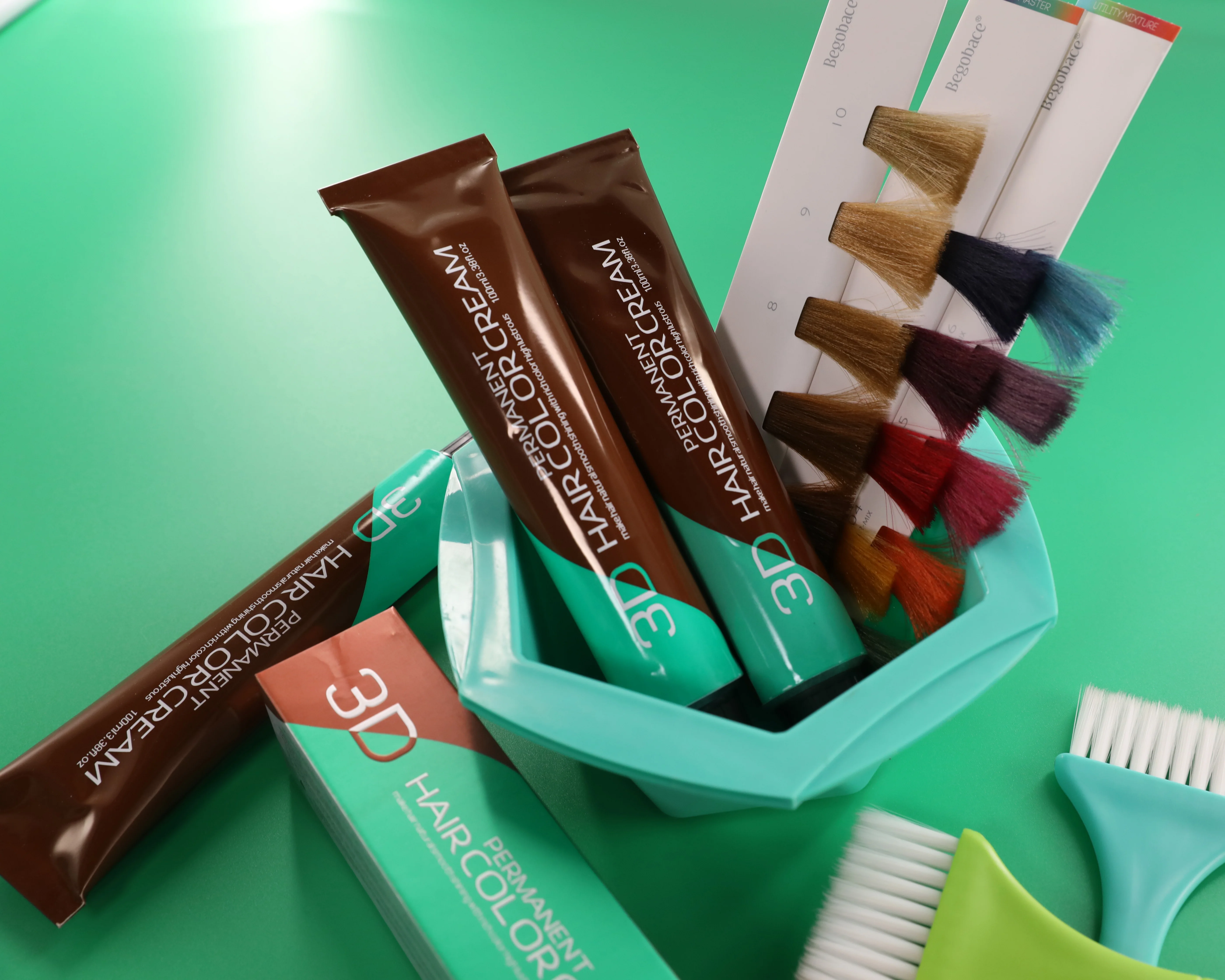 

Private label hair color products 3D stereo colour rendering technology color cream