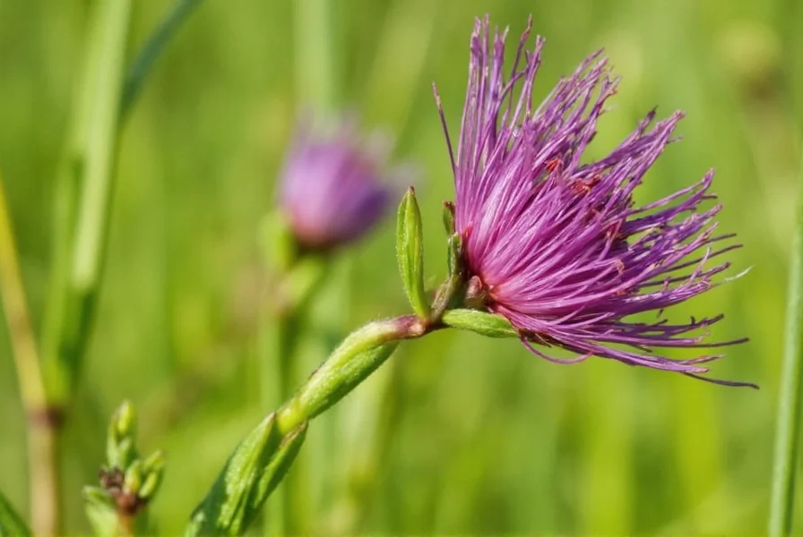 Close-up of hands carefully harvesting saffron stigmas from purple crocus flowers using tweezers