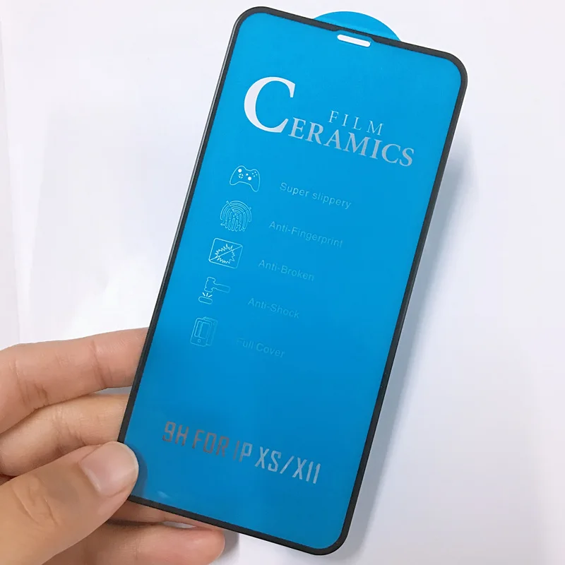 

Soft Ceramic Glass Film for iPhone11 7 8 6 6S Plus Screen Protector for iPhone X XS MAX XR Ceramic Film 2.5D Tempered Glass