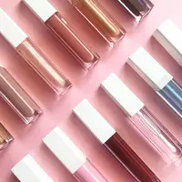 

Private label high quality long lasting glitter lipgloss 12 color glossy lipgloss