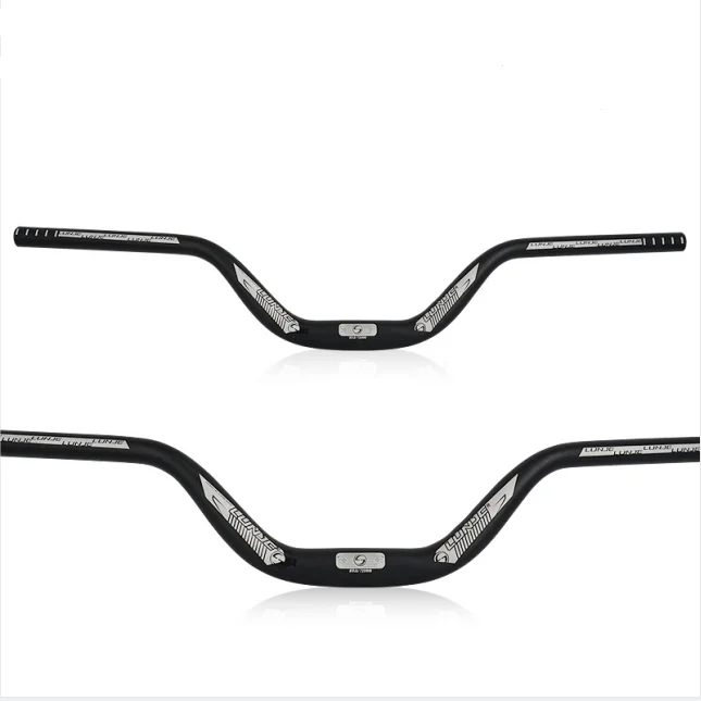

OEM Custom High Quality Black Powder Coating Freestyle Aluminium Bike Riser Handlebar