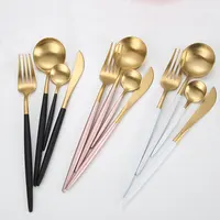 

New style cuttlery flatware set stainless steel tableware 304 stainless steel flatware cutlery set