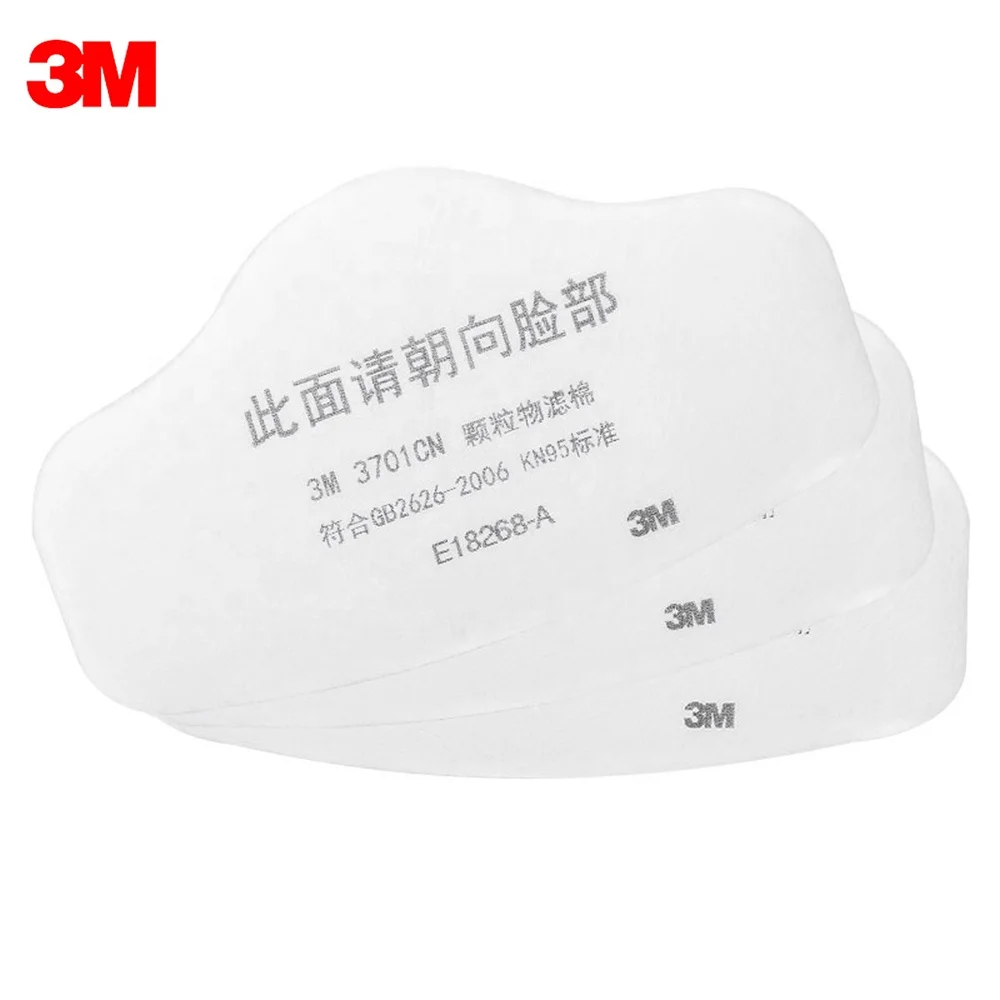 
3M 3701CN Filter cotton For 3200/HF52 Gas Mask Support Dust Filter KN95 Pro Anti Industrial Construction Dust Pollen Haze 