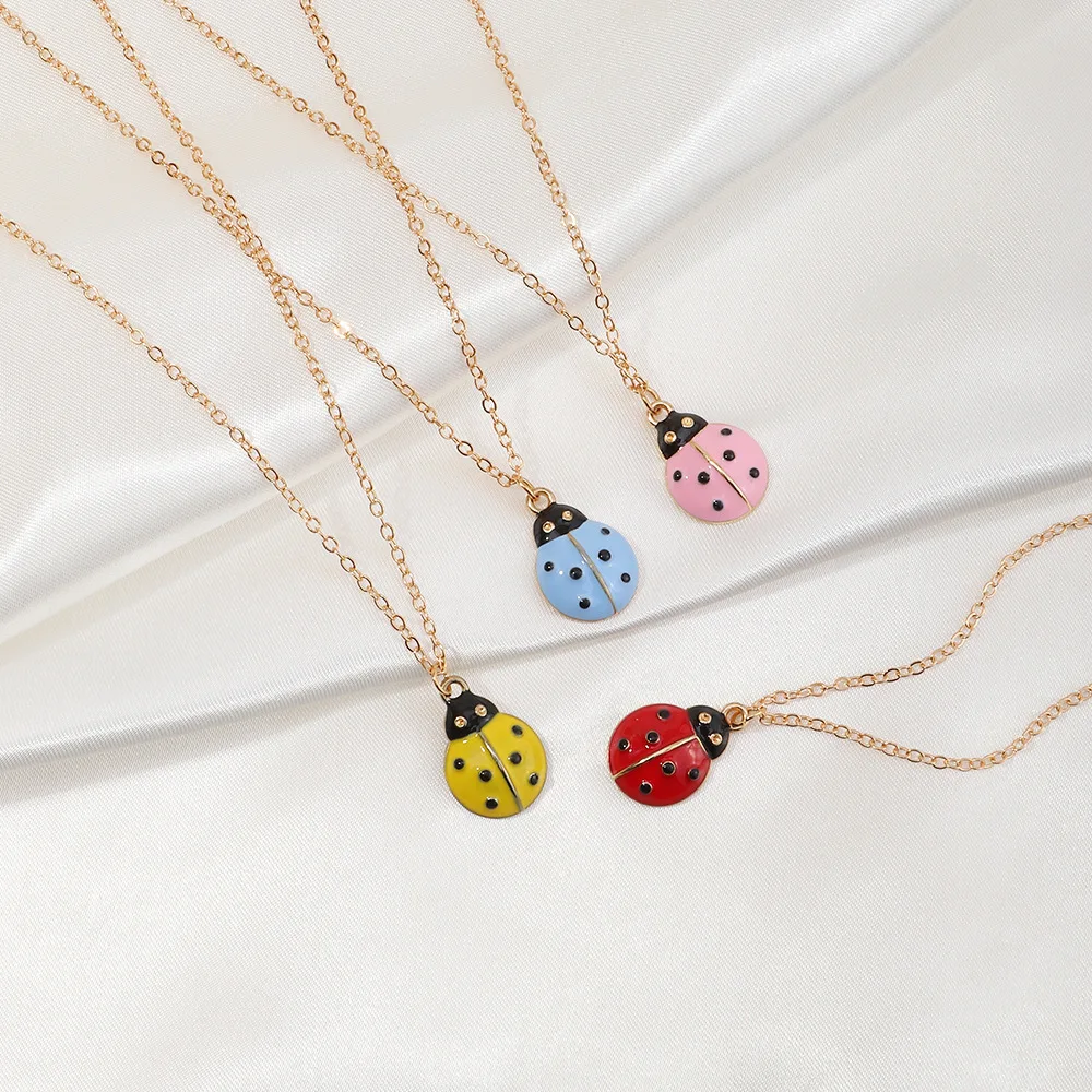 

Daidaimu Ins Lovely Ladybug Necklace Jewelry Necklace Jewelry Accessories Necklace Chain