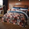 Factory Direct Sale Comforter Cotton Home Textile 4 PCS Bedding Set Jacquard Print 4 PCS Bedding set Bedding article