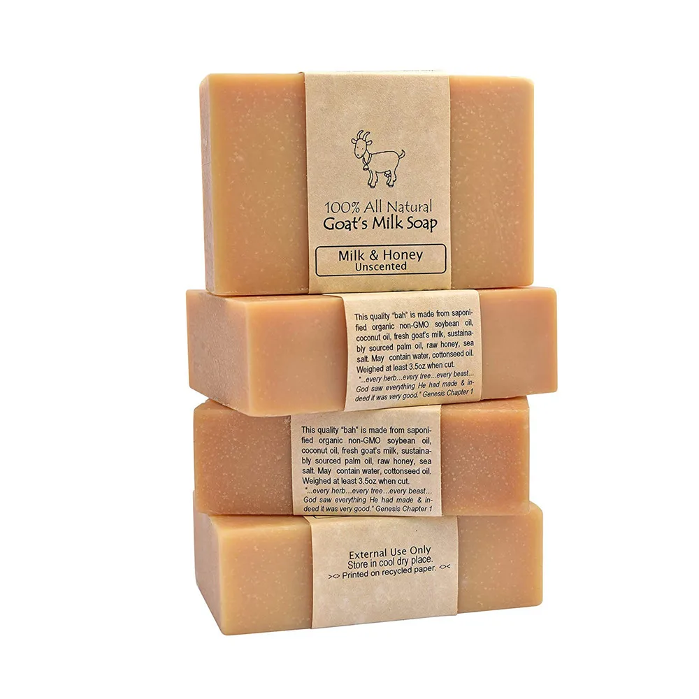 
Private Label Natural Handmade Organic Honey Goat Milk Soap  (62341025256)