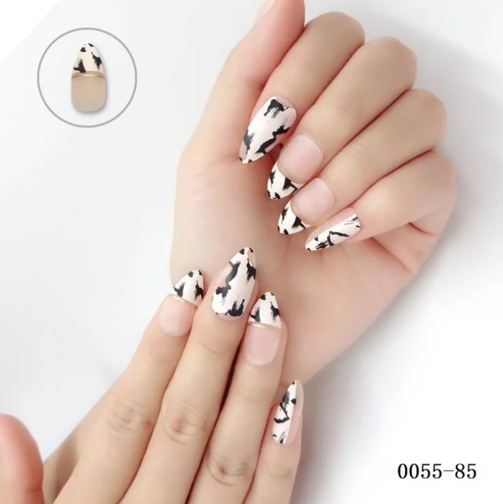 

Water droplets packaging box press on nails luxury press on nail package press-on nails