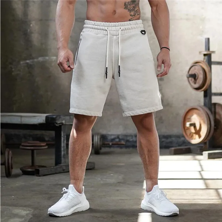 Wholesale Gym Wear Running Pants Blank Color Shorts For Men