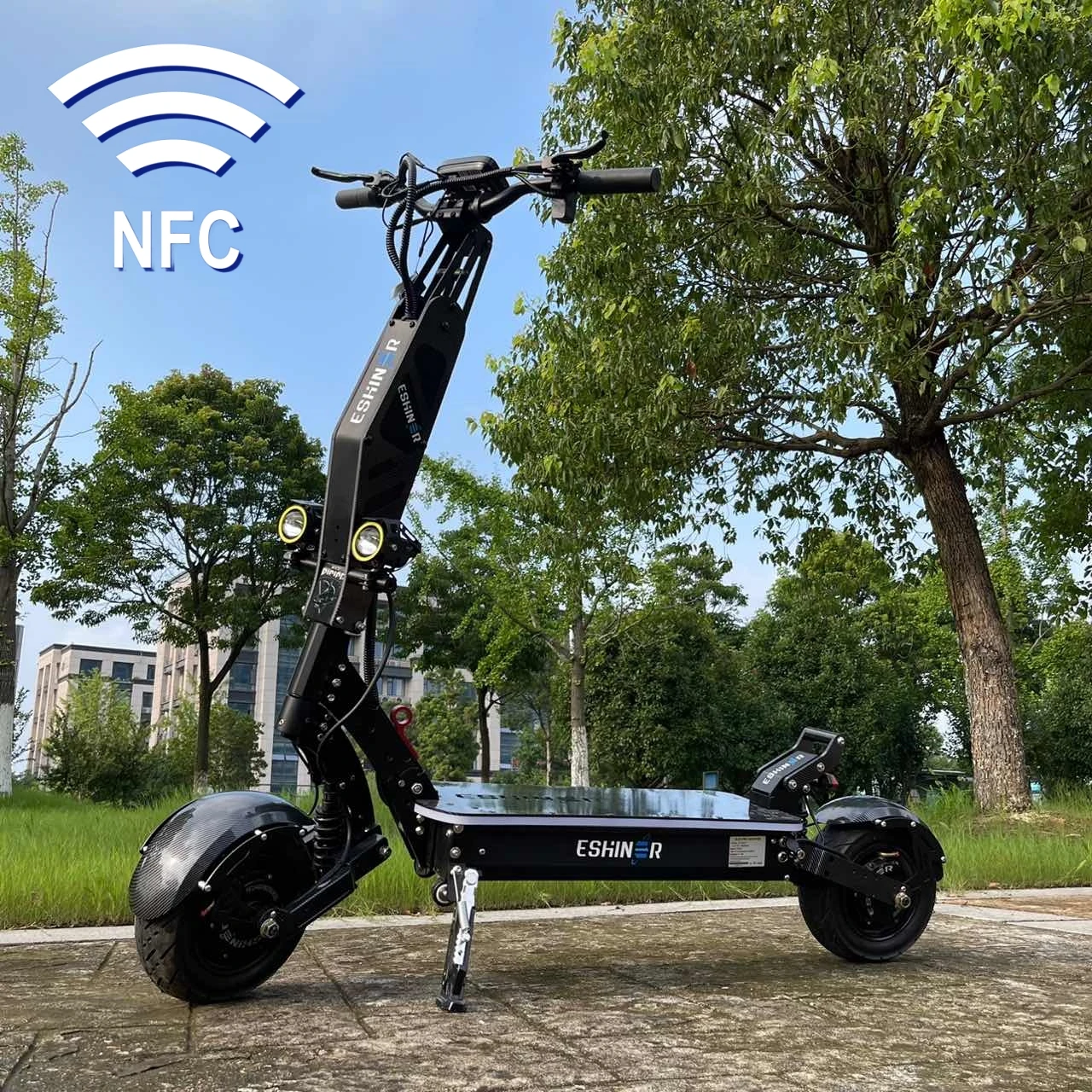 

Hot-selling USA Warehouse two wheels electric scooter 72V 8000W with APP adult carbon fiber scooter dual motor
