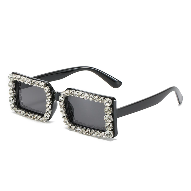 

Kenbo Eyewear 2021 Luxury Rectangle Sunglasses Women Sunglasses With Diamonds Square Shaped Sunglasses