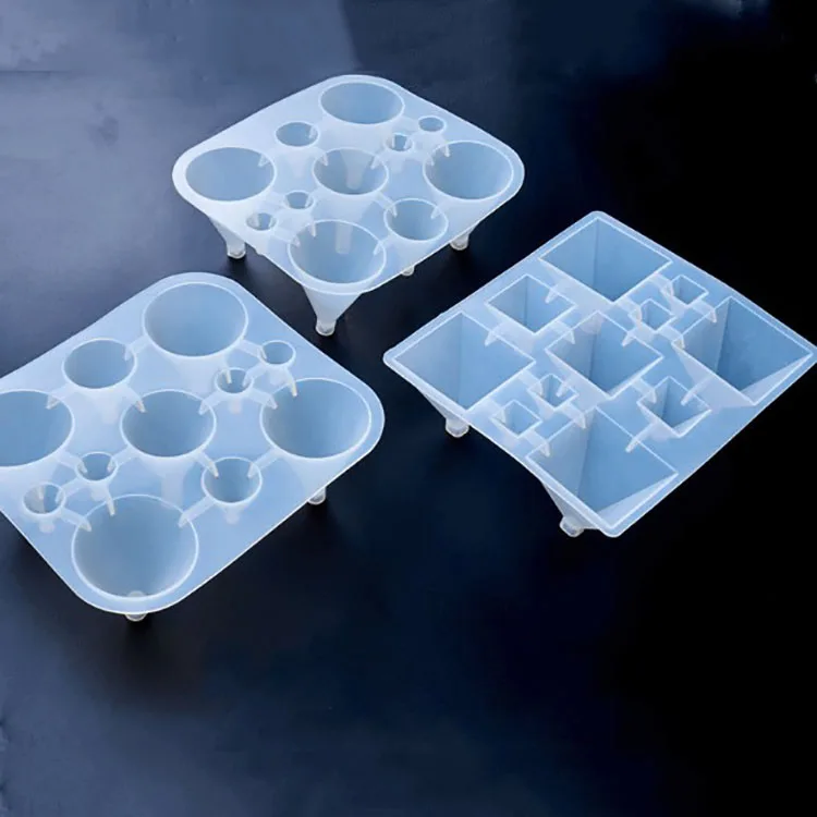 树脂模具硅胶首饰冰块托盘模具立方体制作集装箱酒吧酒店餐厅家用可