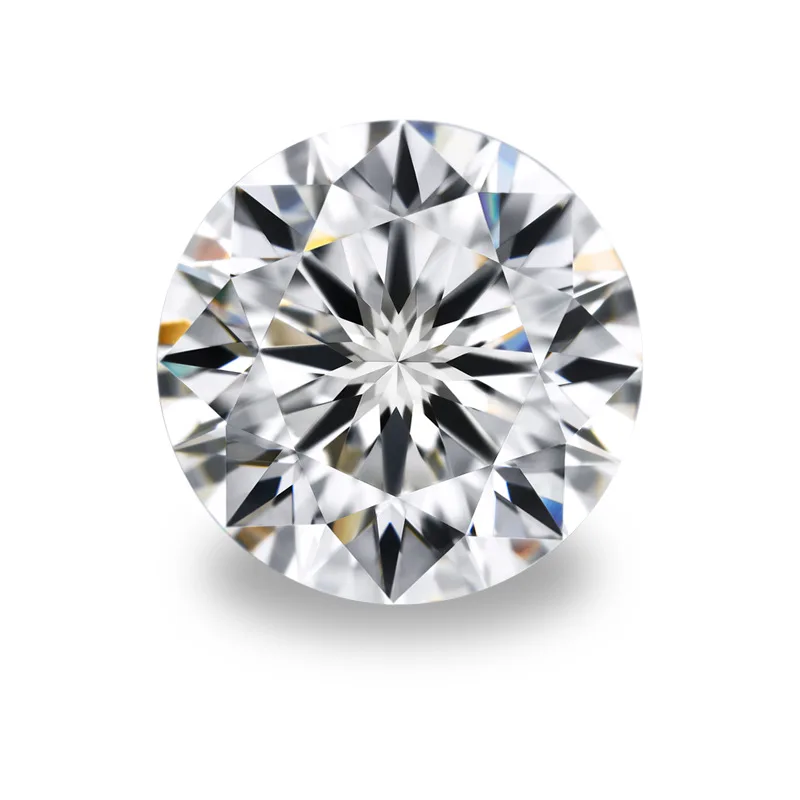 

White DEF VVS Moissanite Diamond Loose Stone Wholesale Price Round Brilliant Cut GRA Moissanite Gemstone