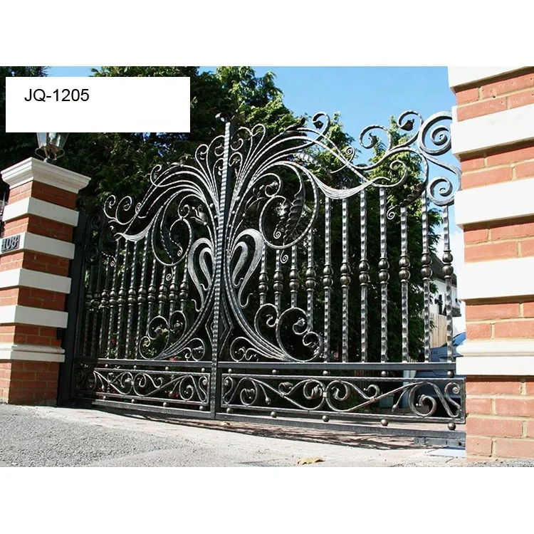 

galvanized pipe garden modern home sliding laser cutting modern gate designs for homes