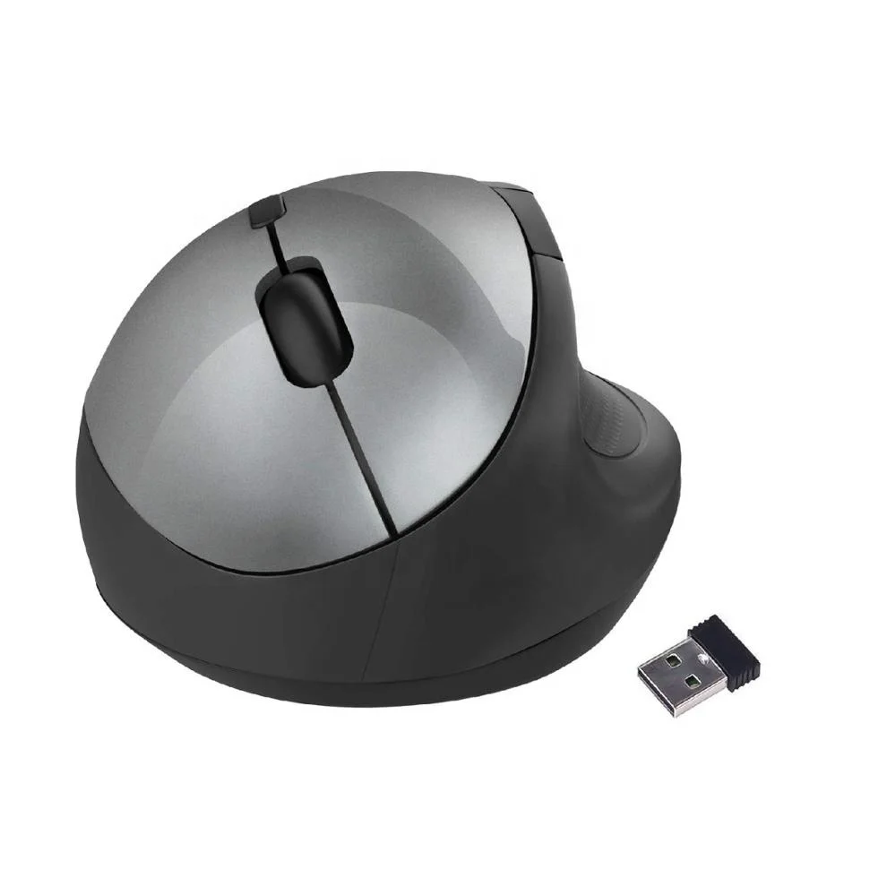 

MoKo 2.4G Ergonomic Vertical Wrist Rest Wireless Mouse with 6 Buttons for PC/Laptop