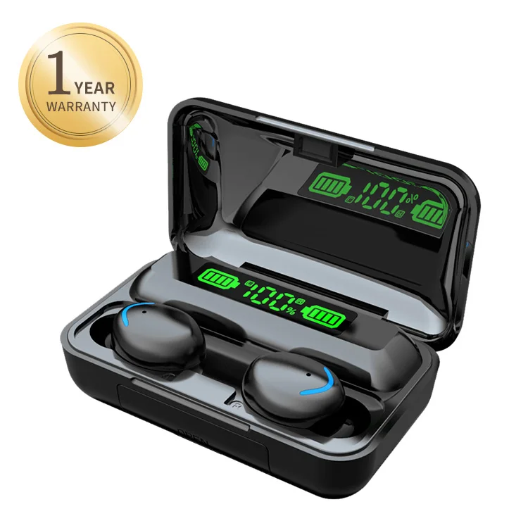 

Manufacturers Hifi Sound 2000Mah F9-5 Bluetooth Wireless Earbuds Tws Auricular Audifonos F9, Black,white,yellow,blue,green,pink