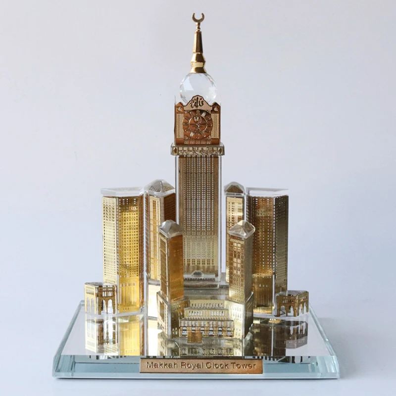 Abraj Al Bait Crystal Mecca Makkah Royal Clock Tower Building Model Souvnir Gifts Buy Makkah Clock Tower Makkah Clock Tower Model Mecca Clock Tower Product On Alibaba Com