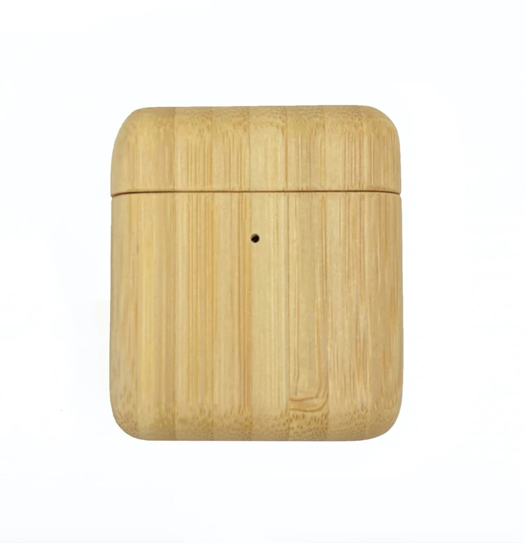 

Original Wooden Case For Airpod 1 2 Vintage Headset protective sleeve Wood Design Earphones Boxes, 6 colors