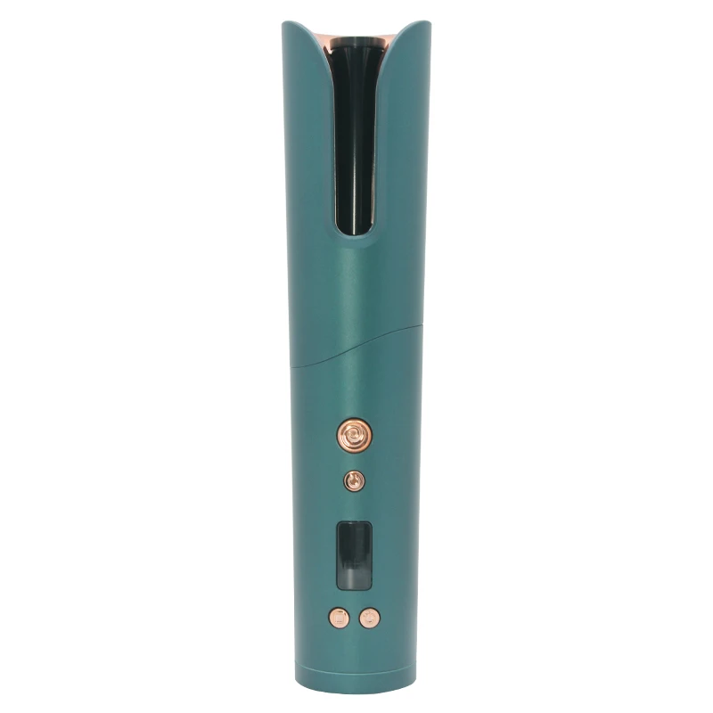 

2021 Newest Design Portable Rechargeable LCD Display Auto Rotating Cordless Hair Roller Curler Rod