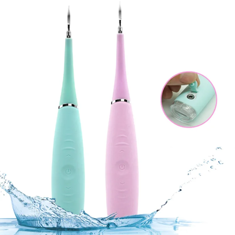 

2021 Home Use Electric Dental Equipment Tartar Removal Teeth Calculus Stains Remover Sonic Tooth Cleaner Set, Blue/pink/black