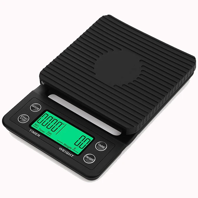 

Hot Selling Coffee Scale With Timer 0.1 -3000 g Kitchen Weighing Scales V60 Coffee Accessories Coffee maker