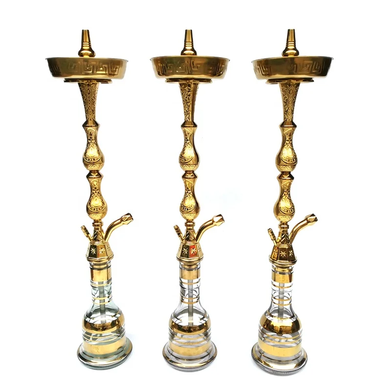 

high quality egypt copper hookah shisha, Sliver/golden