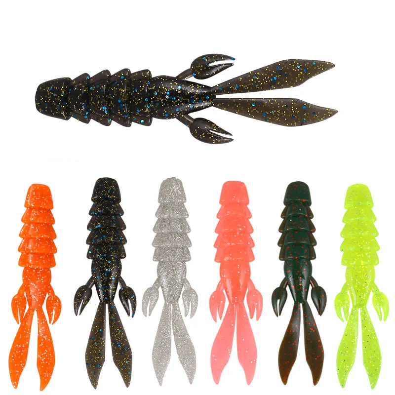 

2020 Silicone Bait 8cm Fishing Tackle Gear Soft Bait, 10 colors