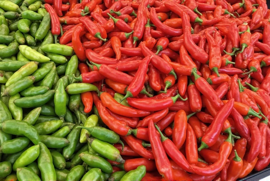 Visual Scoville scale chart