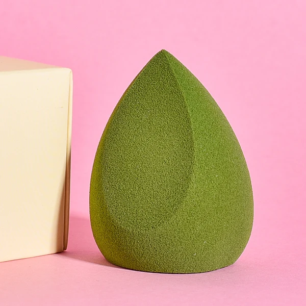 

microfiber makeup sponges material silicon makeup blender makeup sping tools, Green/brown/pink