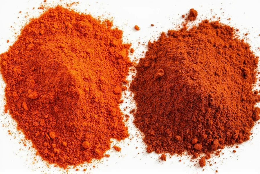 Tasting test with paprika on toast