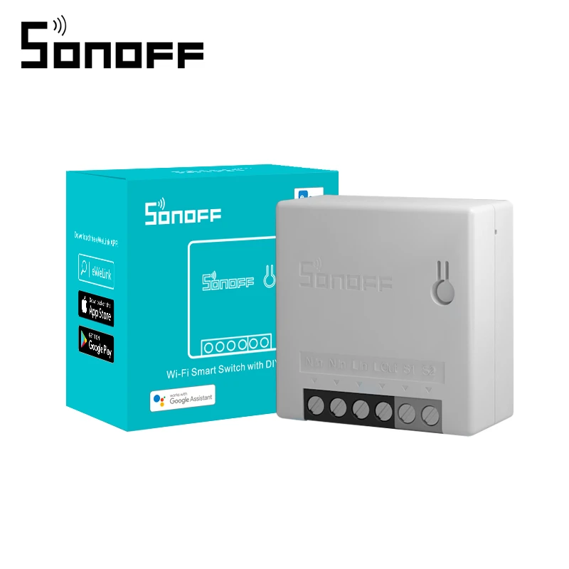 

Sonoff Mini R2 10a Smart Wifi Wireless Switch Universal Diy Module For Smart Home Automation Solution,Compatible With Alexa