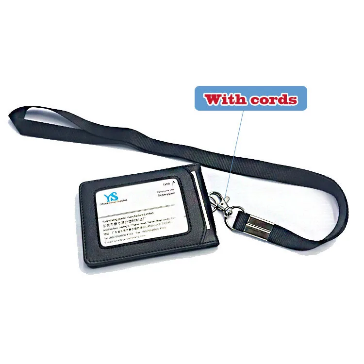 

Amazon Hot Selling Retractable Permit Visa Work Cardholder, Custom PP PVC Business Plastic Name, Clear