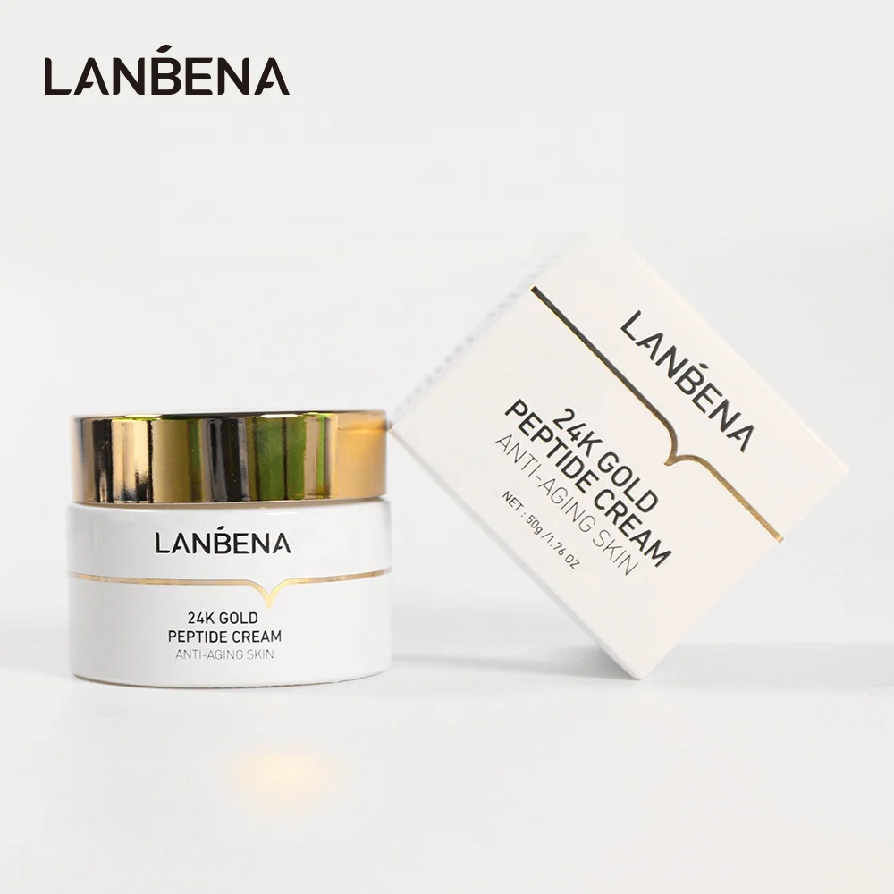 

LANBENA anti-aging facial Cream 24k gold peptide face beauty lift cream day and night