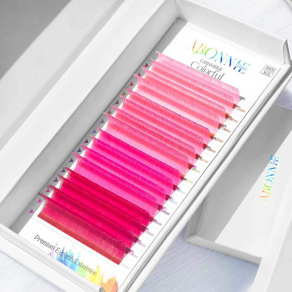 Coloured Individual Eyelash Extensions