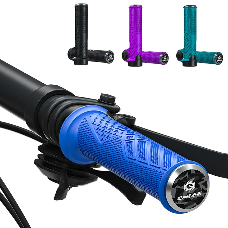 

Non-slip Road/Mountain Bicycle Handle Bar Grip ENLEE Lock-on MTB Bike Handle Grip, 9 colors