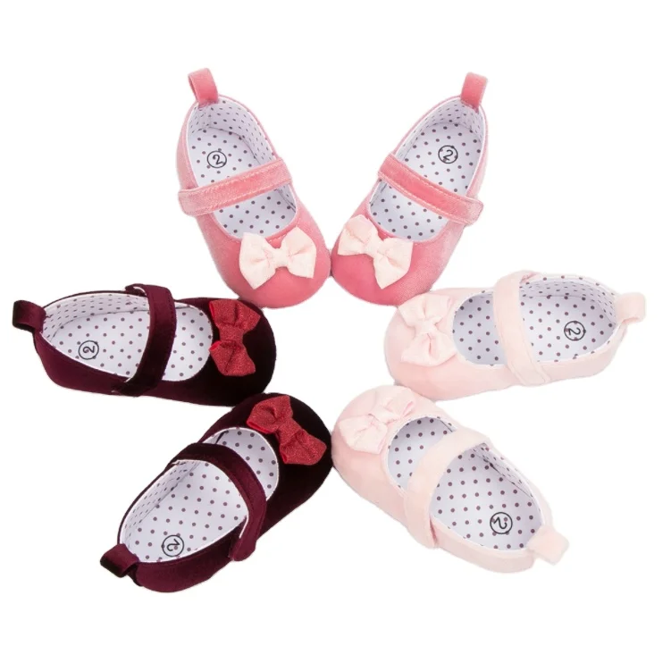 

Spring Summer Toddler Girl Newborn Infant Bowknot Prince Party Baby Dress Shoes