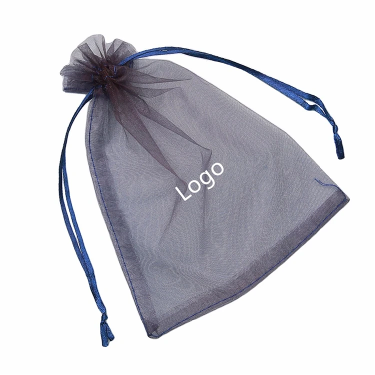 

Customized Logo Cheap Storage Gift Pouch Drawstring Bag Personalized Christmas Organza Mesh Drawstring Bags, Pink, white, black, customized