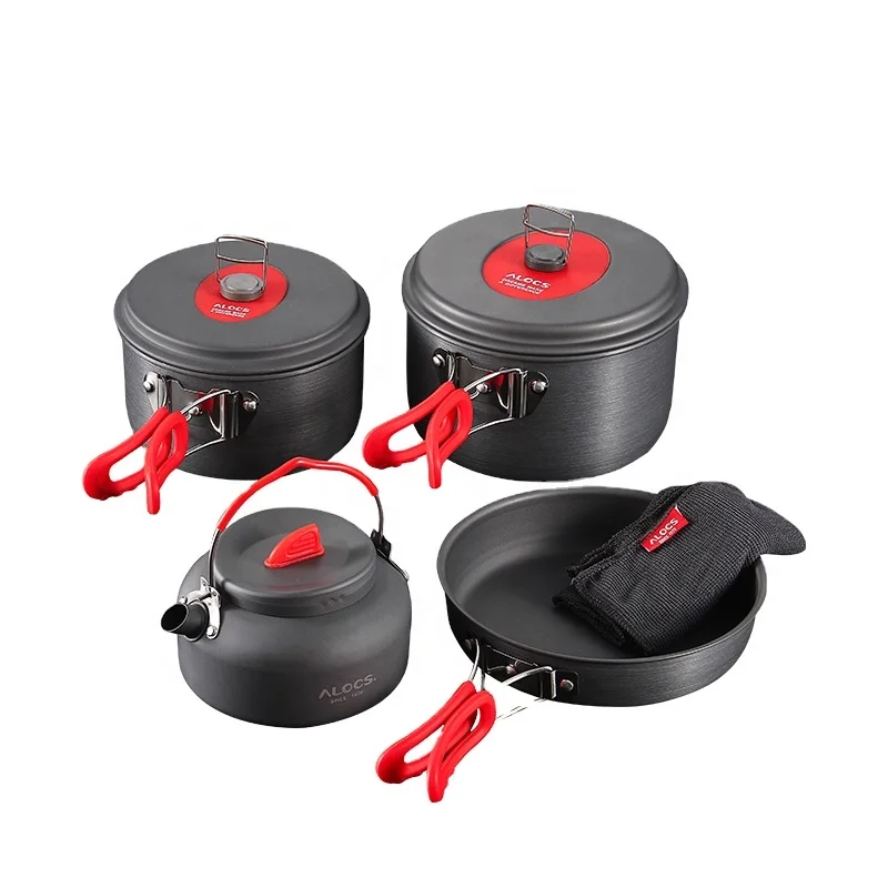 

Aluminum Camp Cook Set Aluminum Cookware Machine Outdoor Picnic Cookware Set