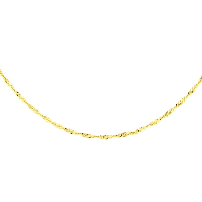 

Gemnel Water wave factory direct sales 925 sterling silver chain link necklaces