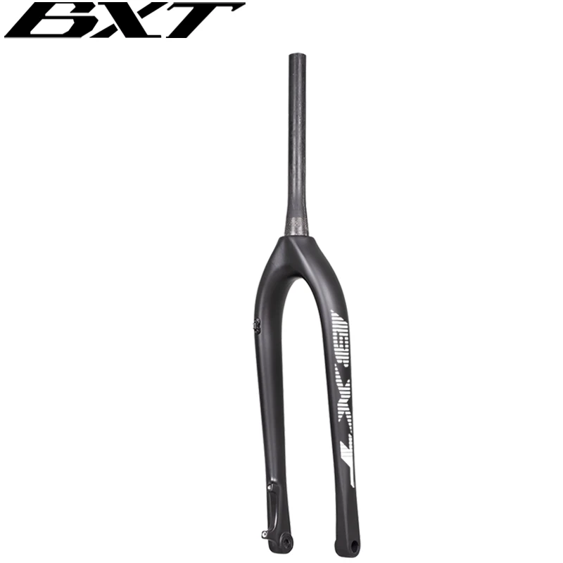 

29er Boost mountain bike fork size 110*15mm Disc Brake 110mm x 15mm Thru Axle Forks 29inch UD glossy/matte mountain bike, Black
